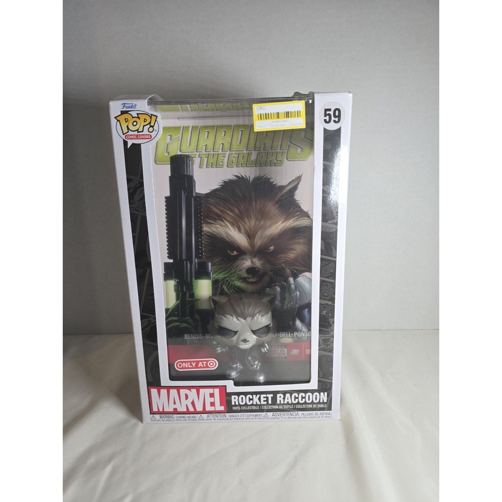 Funko POP! Comic Cover: Guardians of the Galaxy Rocket Raccoon Figure